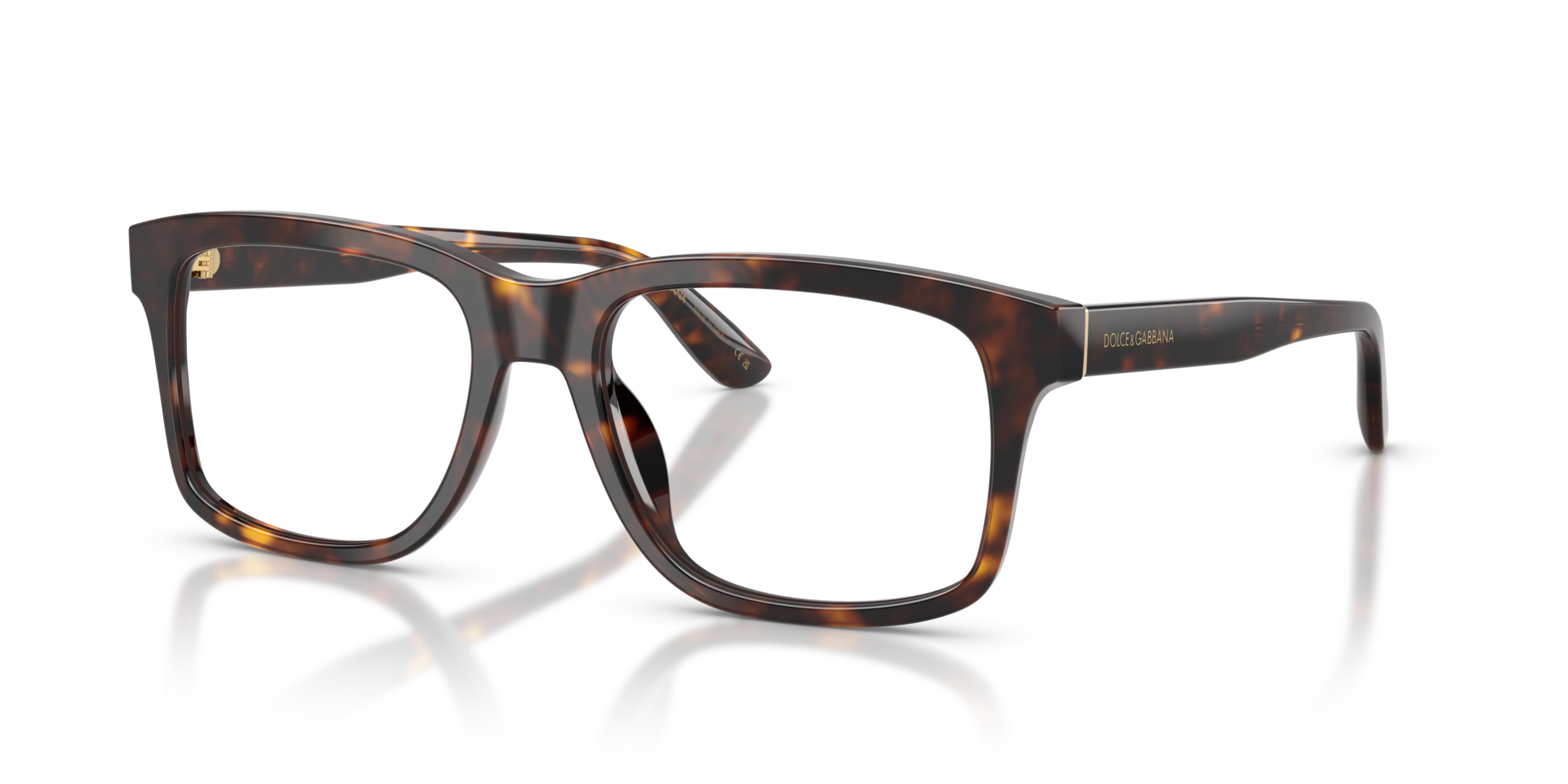 DG3453 Havana AcetateEyeglass Frames for Glasses Direct, Angle View