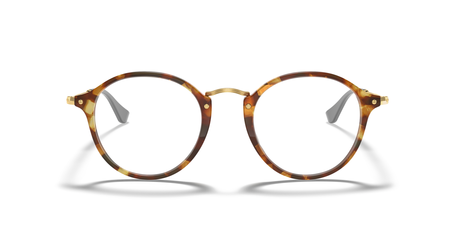 RB2447V Striped Havana AcetateEyeglass Frames for Glasses Direct, Front View