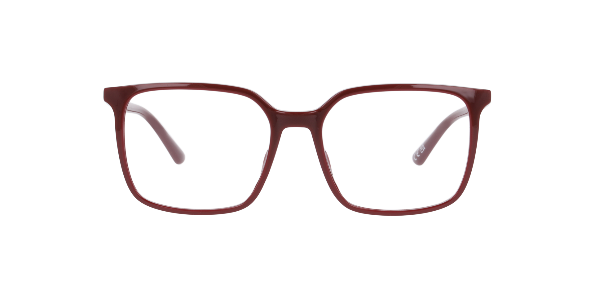 Mia Burgundy PlasticEyeglass Frames for Glasses Direct, Front View
