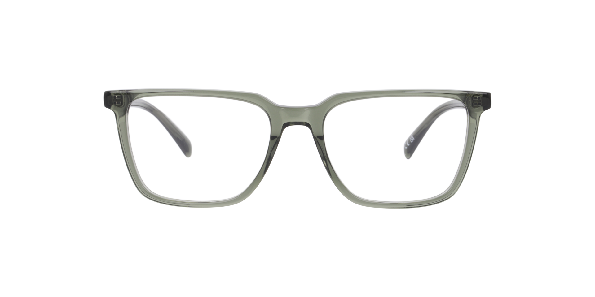 Mitchell Crystal Green AcetateEyeglass Frames for Glasses Direct, Front View