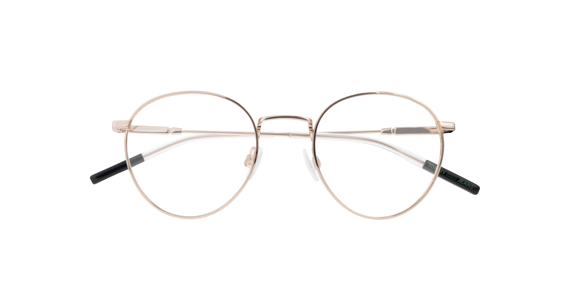 TJ 0089 Gold MetalEyeglass Frames for Glasses Direct, Closed View
