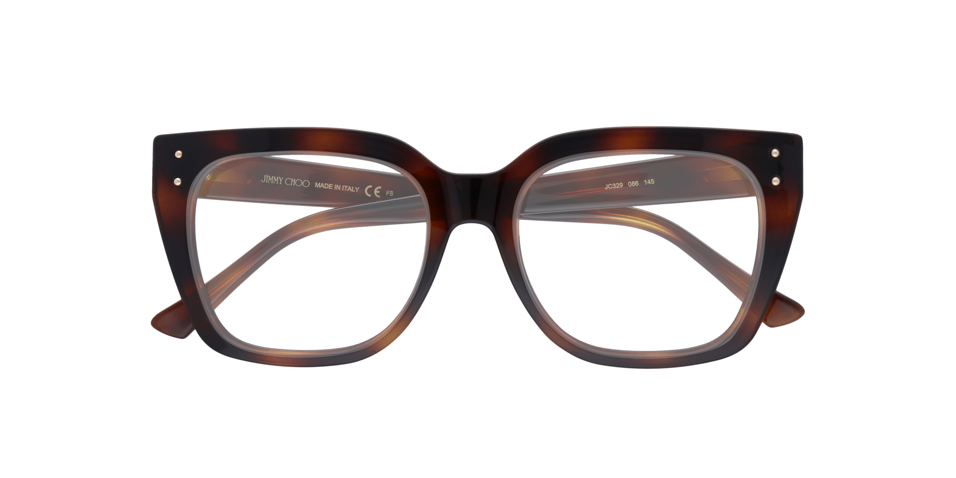 JC329 Tortoise PlasticEyeglass Frames for Glasses Direct, Closed View