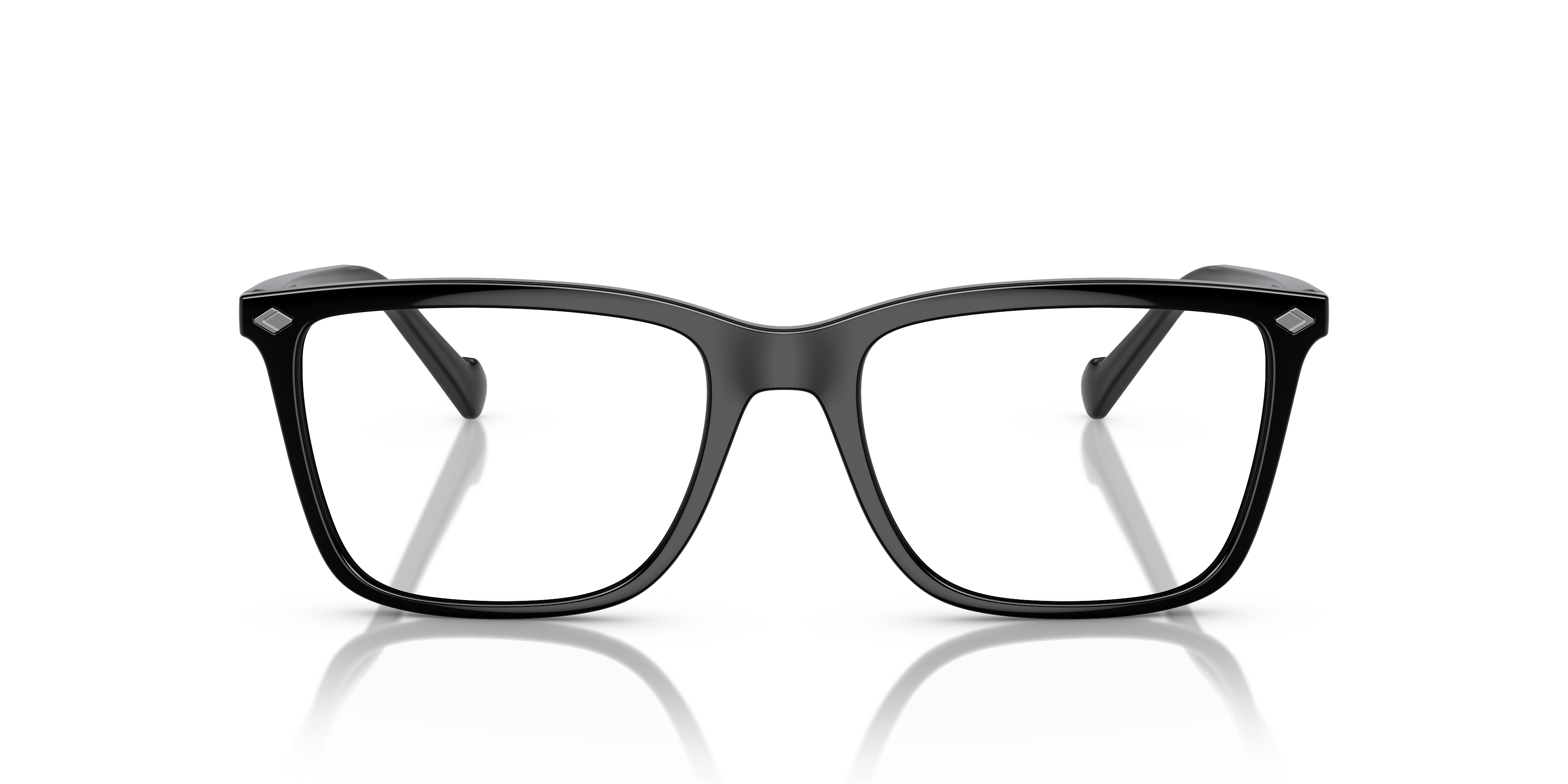 VO5492 Black PlasticEyeglass Frames for Glasses Direct, Front View