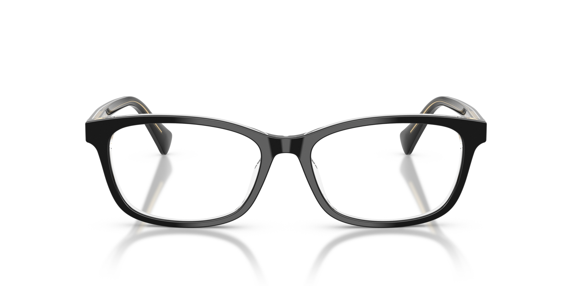 RA7194U Black & Transparent AcetateEyeglass Frames for Glasses Direct, Front View