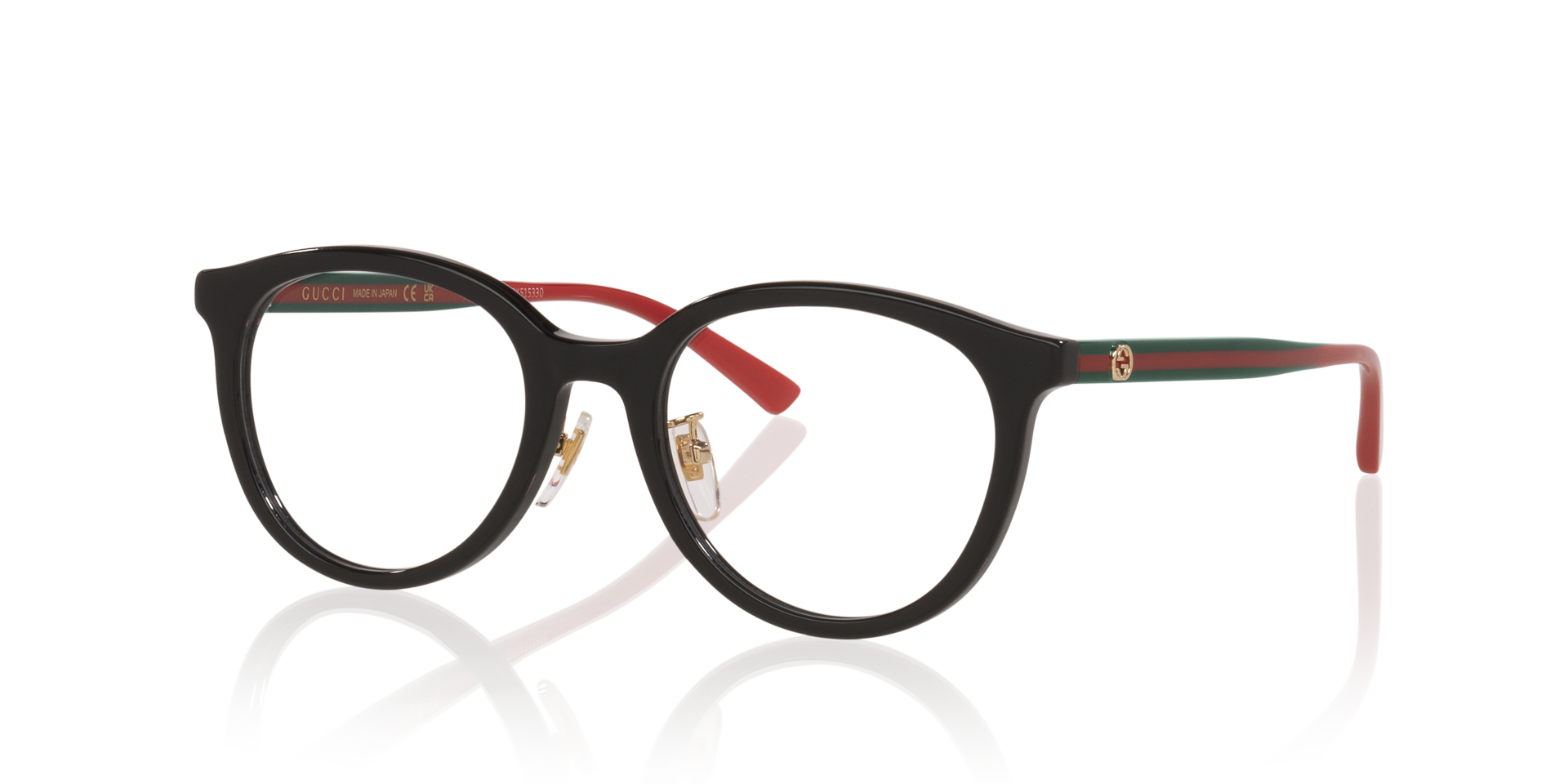 GG1867OK Black AcetateEyeglass Frames for Glasses Direct, Angle View