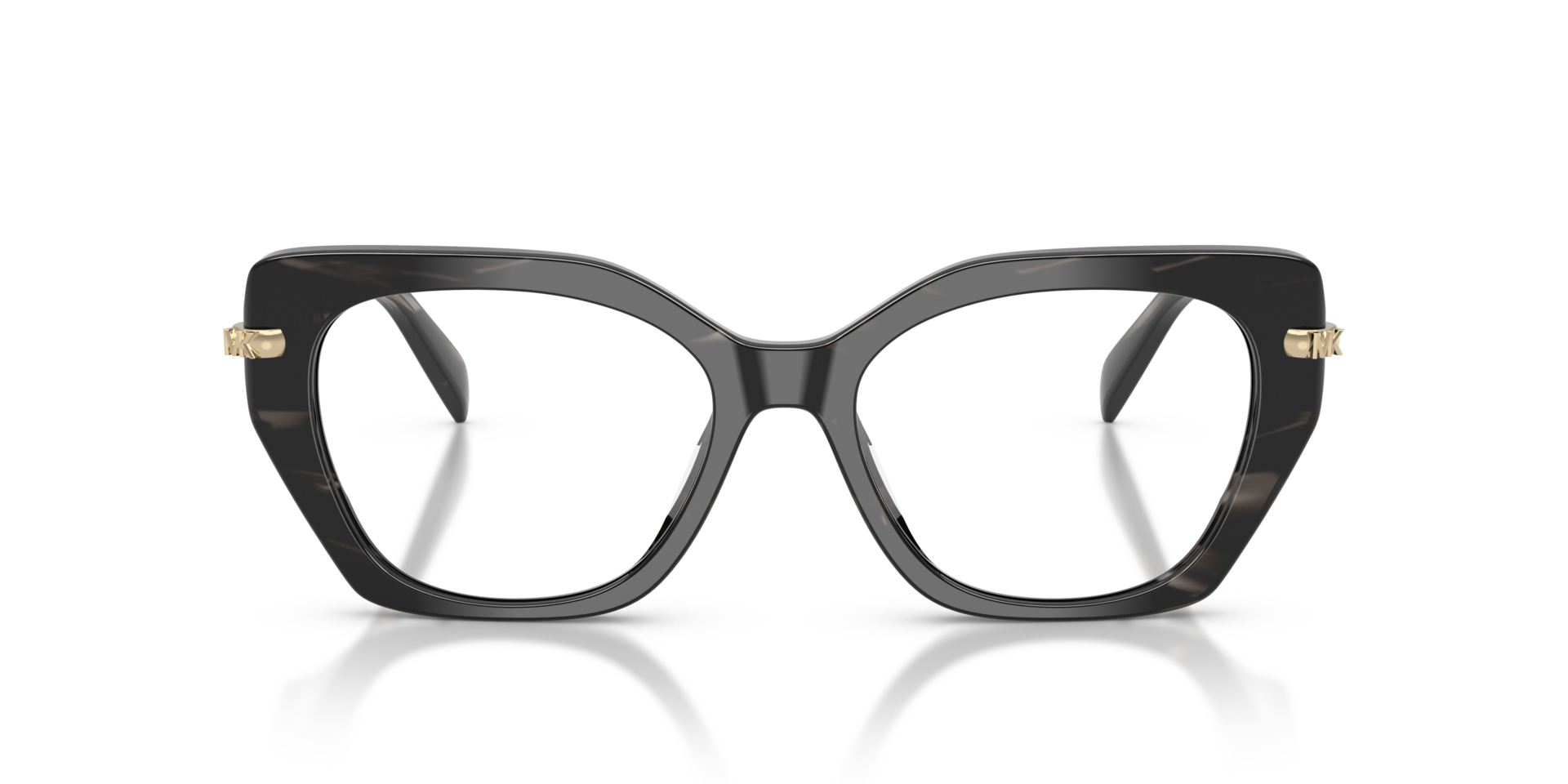 MK4167U Black Horn AcetateEyeglass Frames for Glasses Direct, Front View