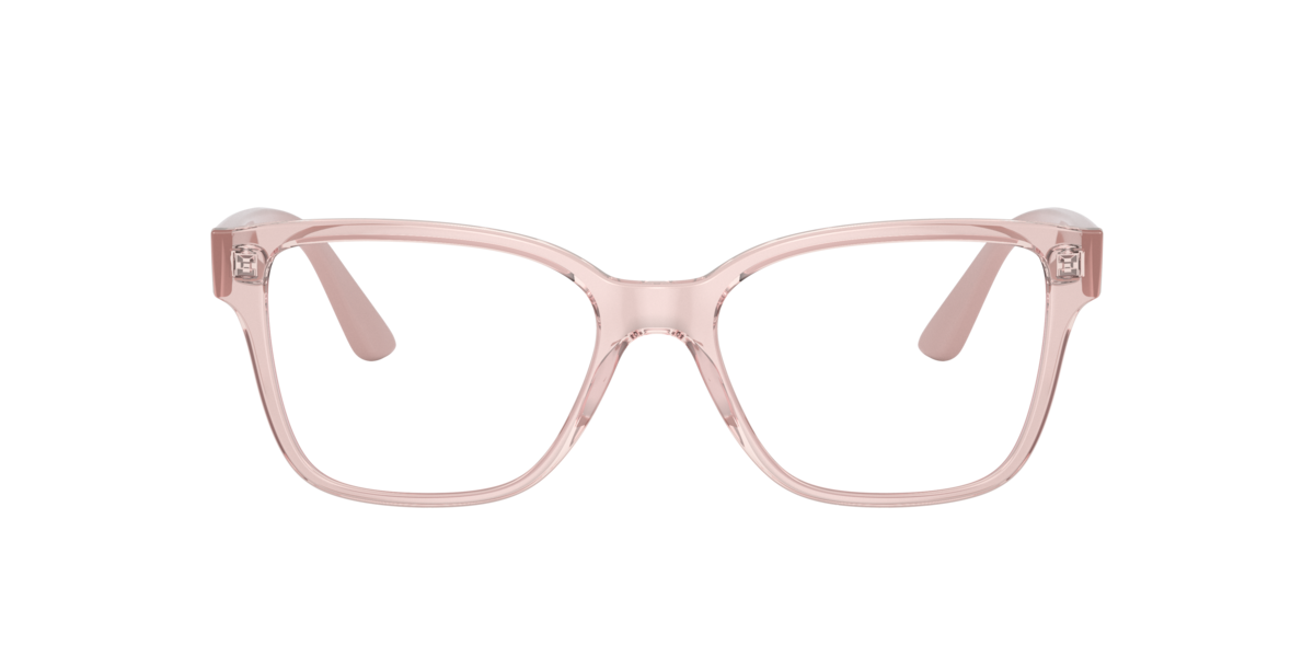 Transparent Pink square Plastic eyeglasses Online - Full Rim - VO5452