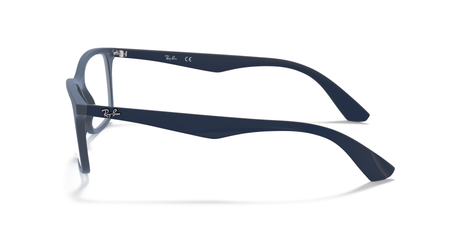 RB7047 Transparent Blue PlasticEyeglass Frames for Glasses Direct, Side View