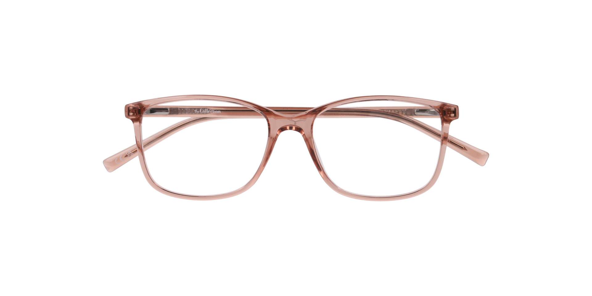 Jax Crystal Light Brown PlasticEyeglass Frames for Glasses Direct, Closed View
