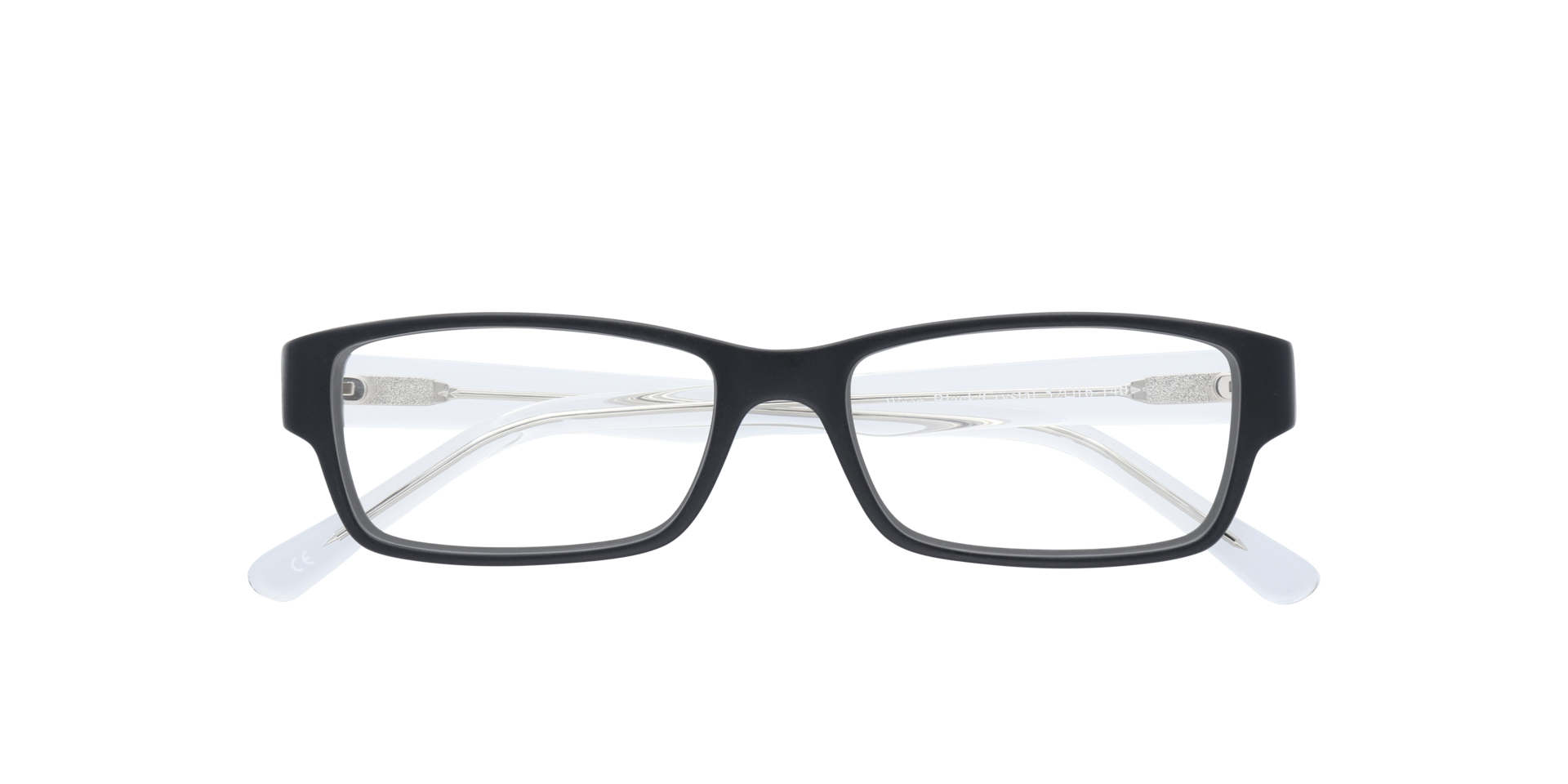 Wren Black & Crystal AcetateEyeglass Frames for Glasses Direct, Closed View