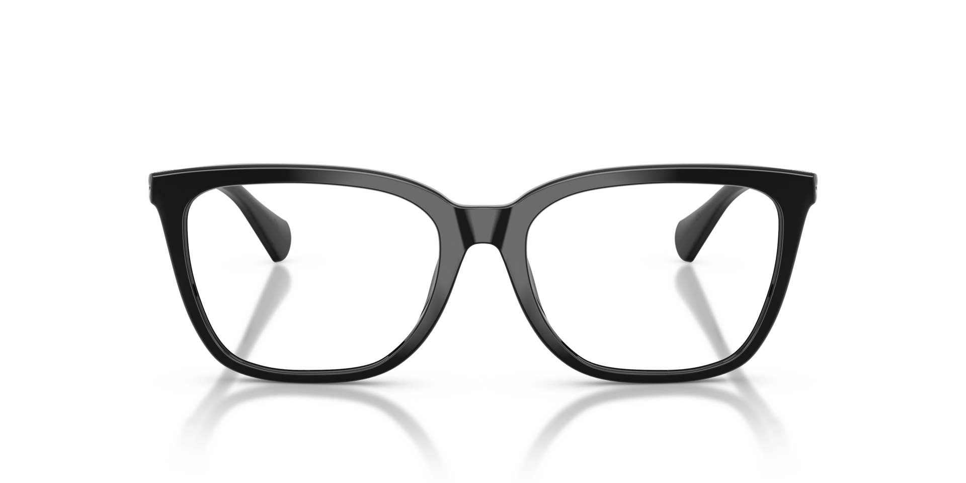 RA7178U Shiny Black PlasticEyeglass Frames for Glasses Direct, Front View