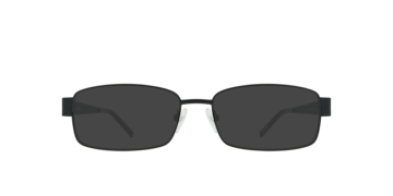Matte Black Leonardo -  Metal Sunglasses