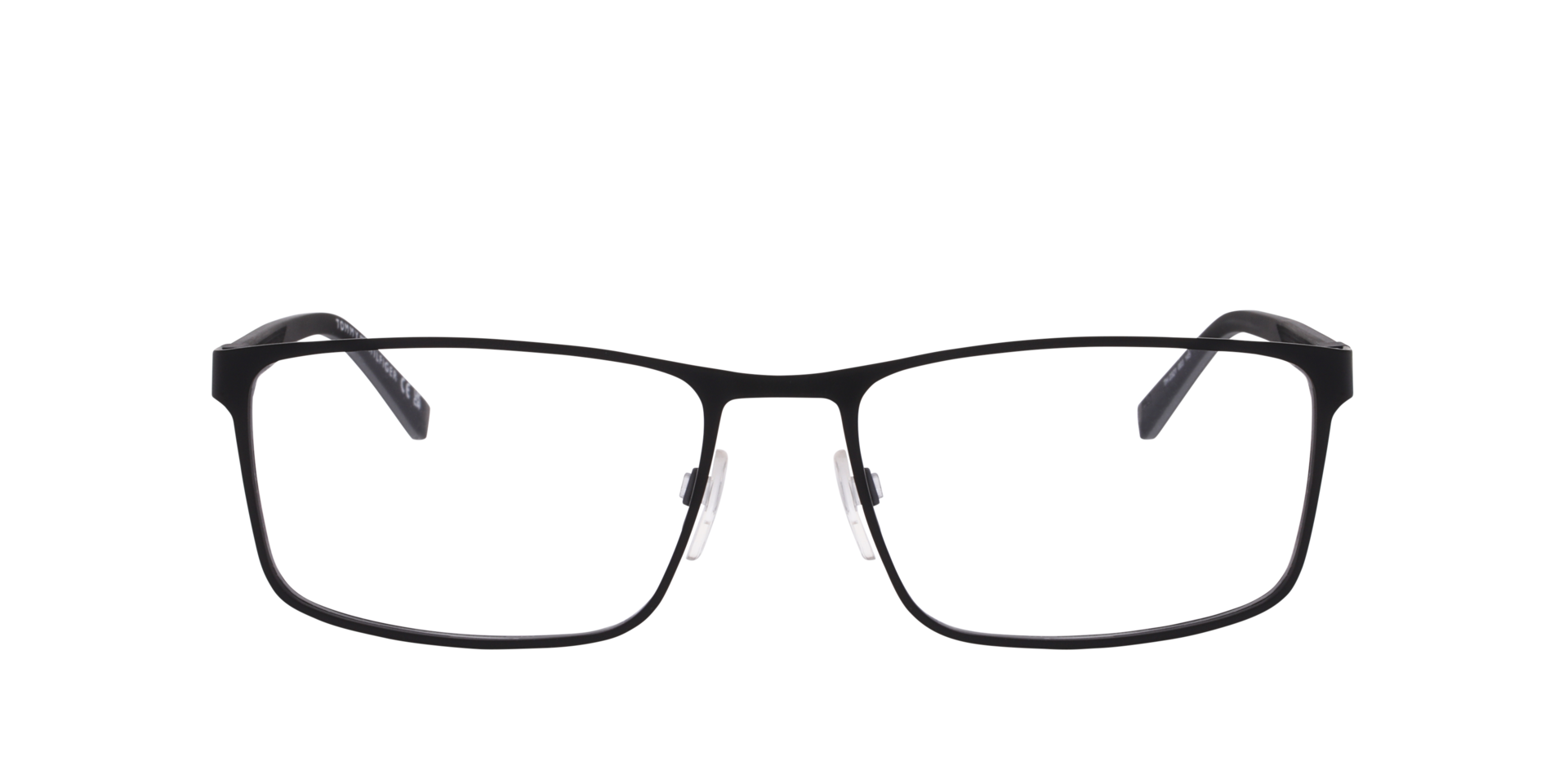 TH 2321 Black MetalEyeglass Frames for Glasses Direct, Front View