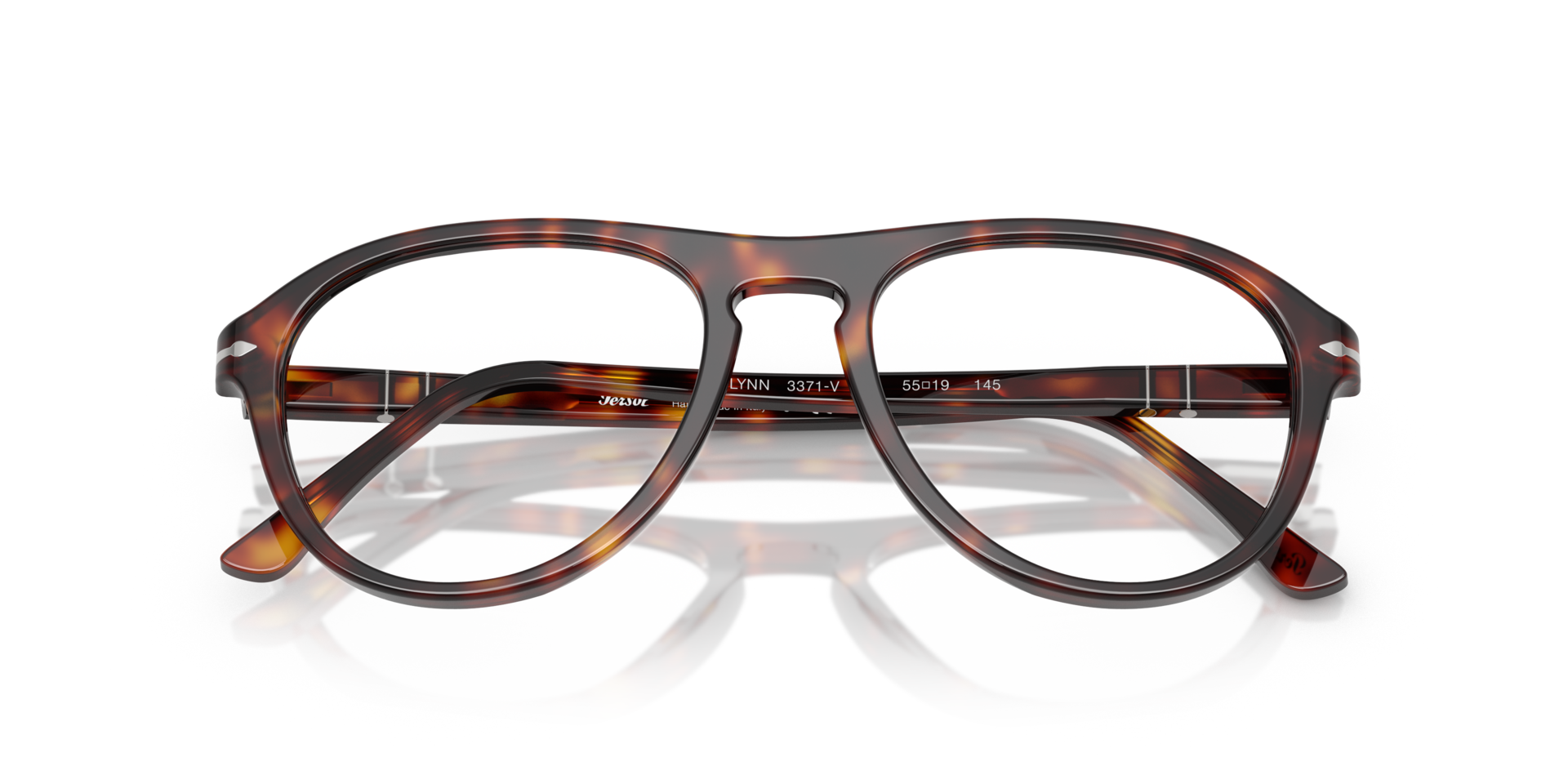 PO3371V Havana AcetateEyeglass Frames for Glasses Direct, Closed View