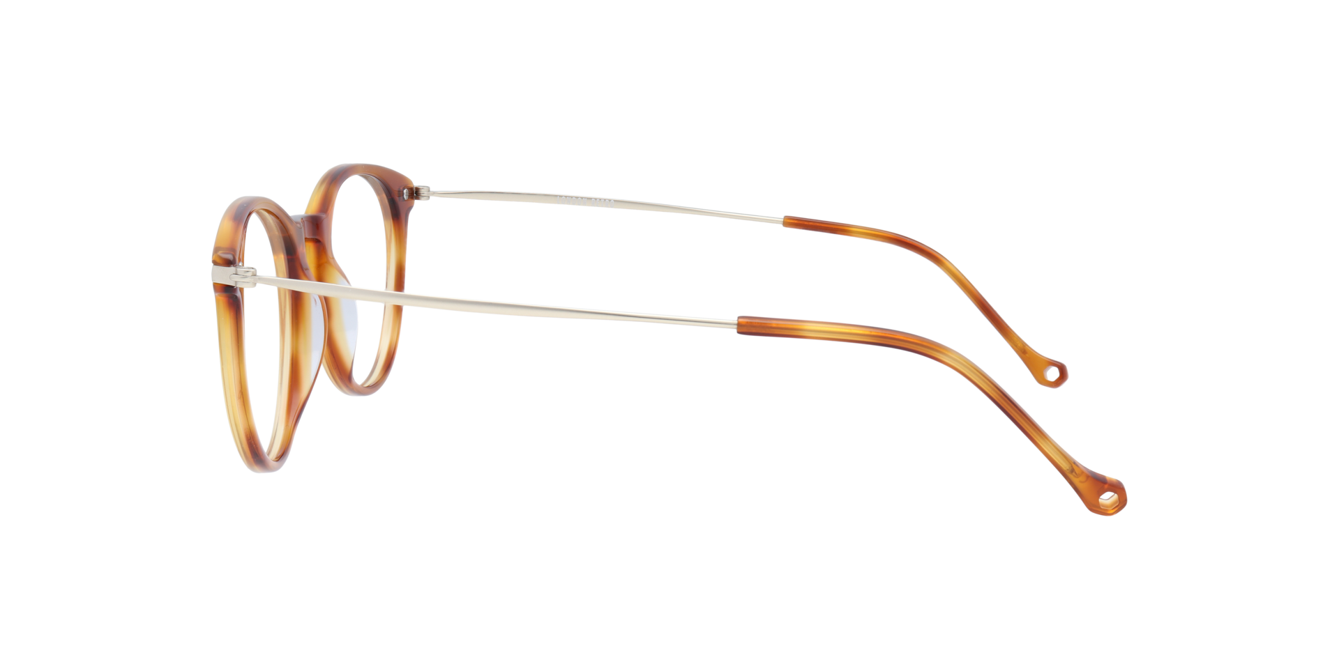 Albion Light Honey AcetateEyeglass Frames for Glasses Direct, Side View