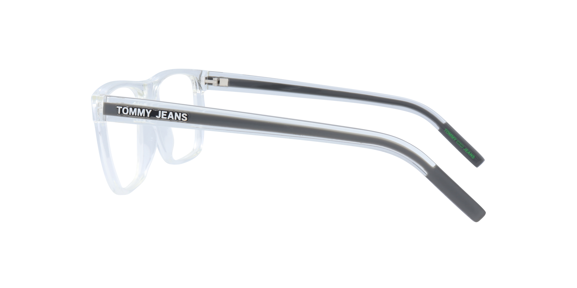 TJ 0058 Clear PlasticEyeglass Frames for Glasses Direct, Side View