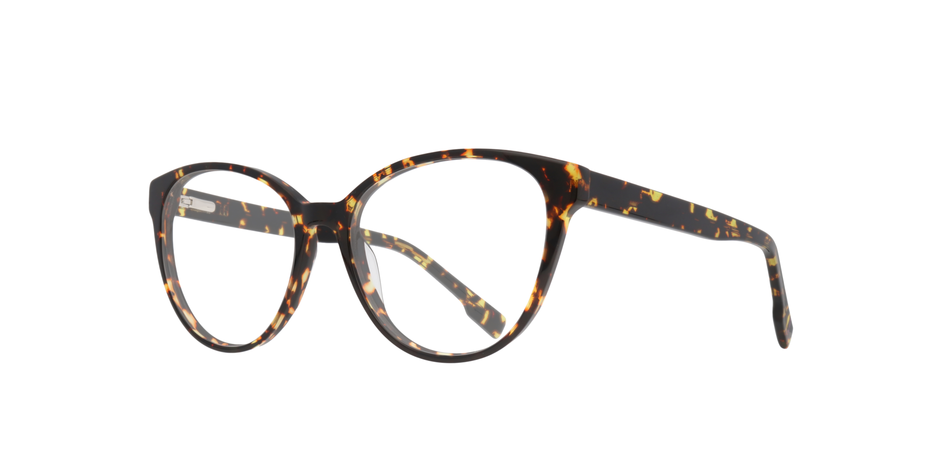 Primrose Havana AcetateSunglass Frames for Glasses Direct, Angle View