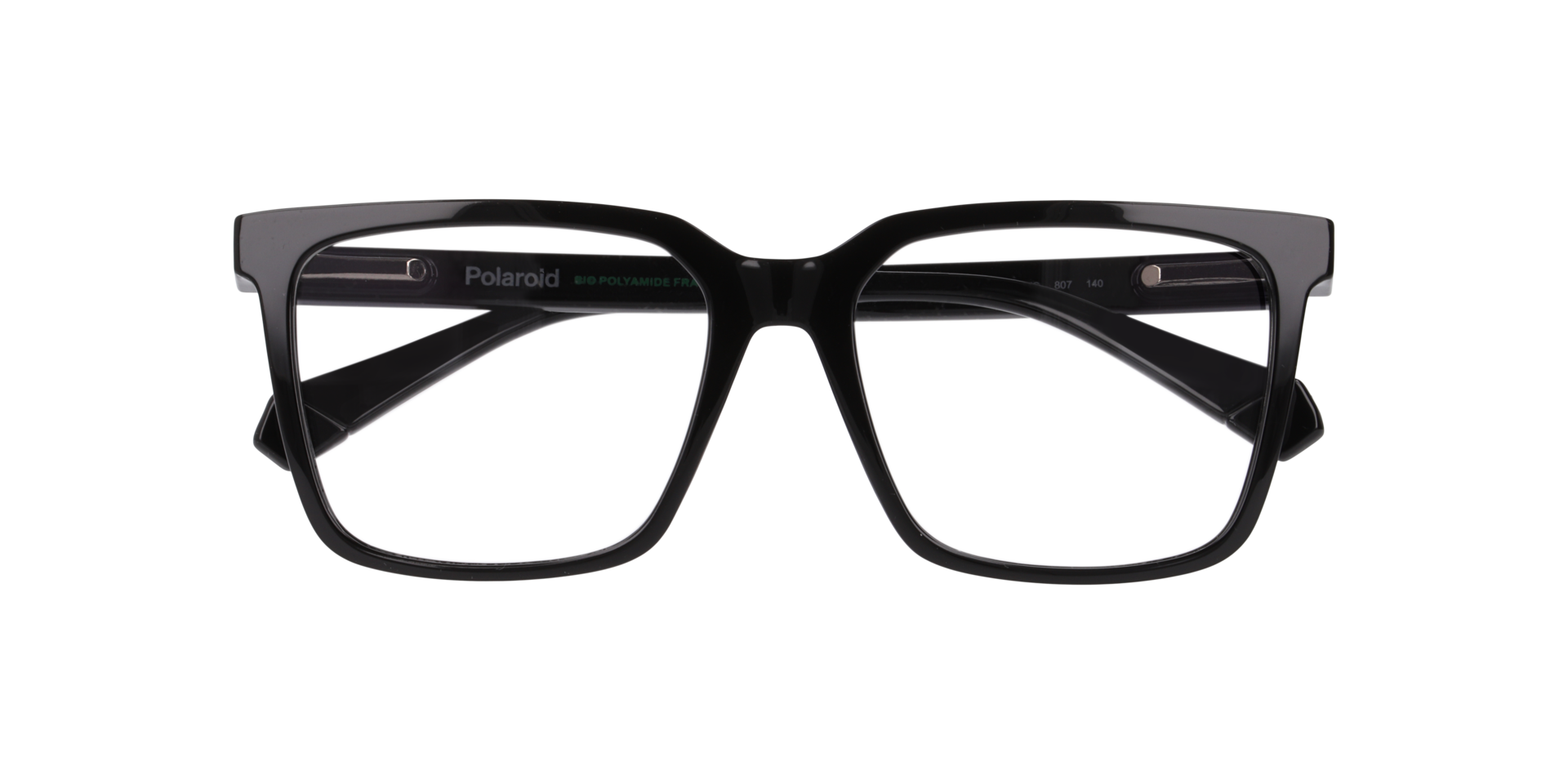 PLD D556/C Black PlasticEyeglass Frames for Glasses Direct, Closed View