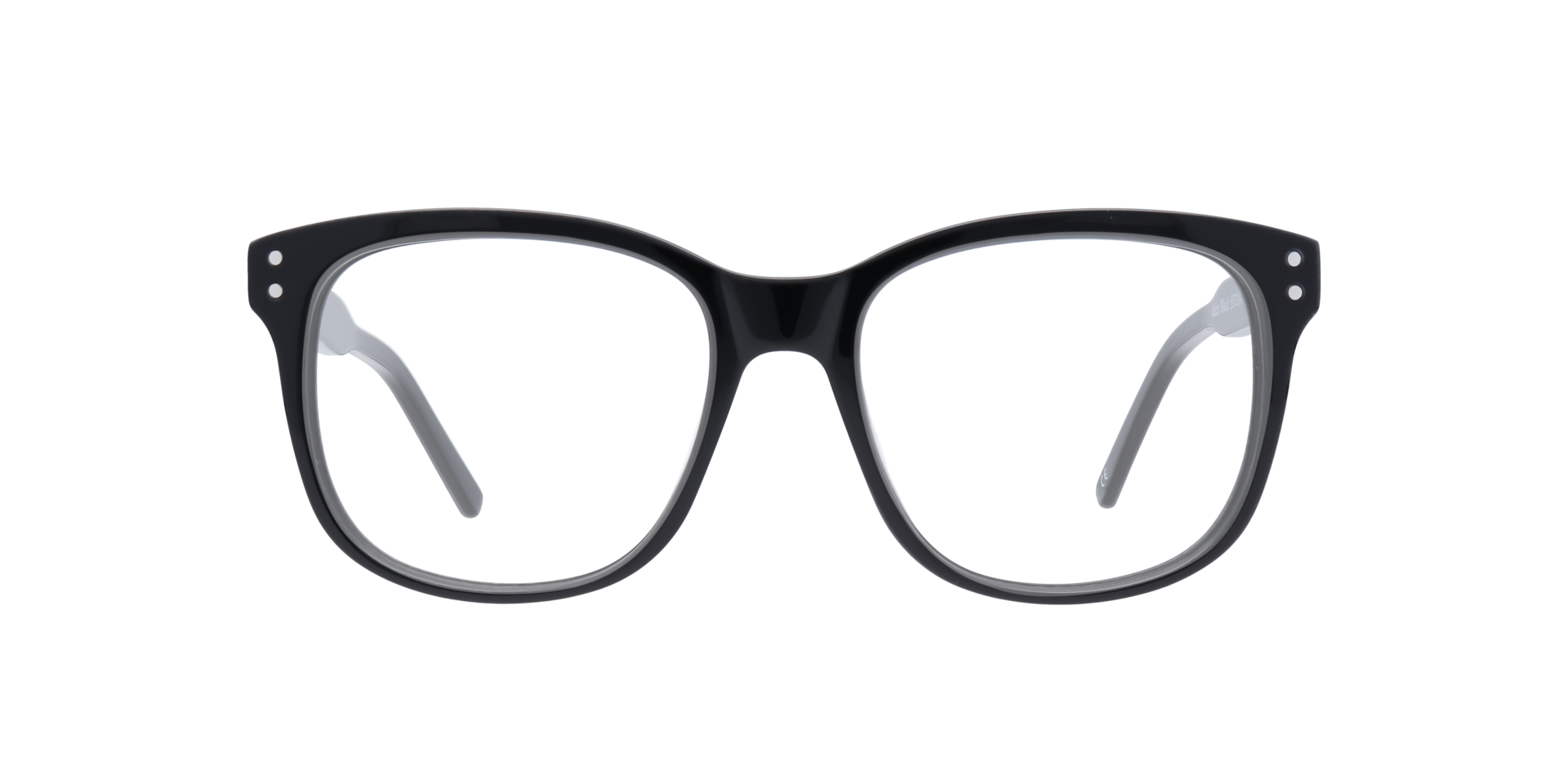 Jaden Black AcetateEyeglass Frames for Glasses Direct, Front View