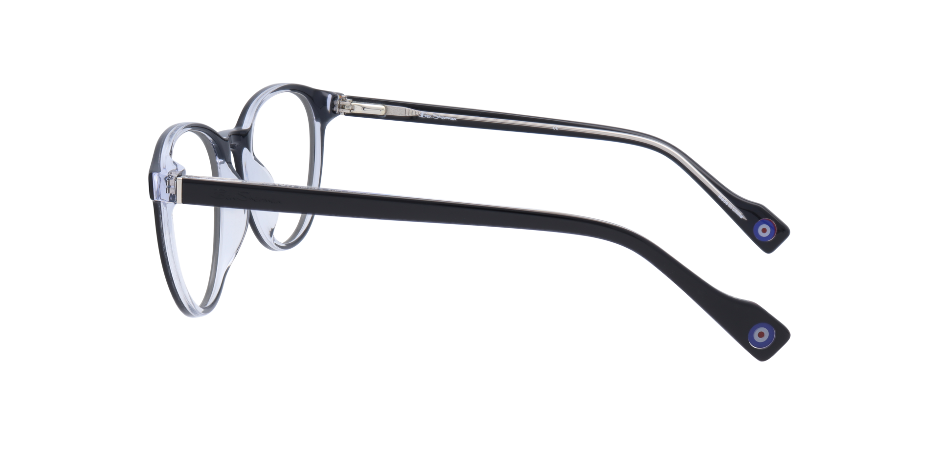 York Black MetalEyeglass Frames for Glasses Direct, Side View