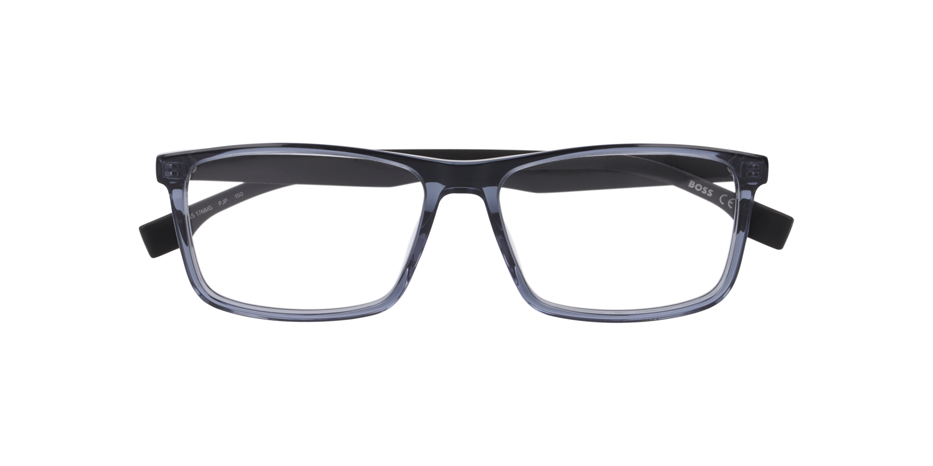 Boss 1768/G Blue AcetateEyeglass Frames for Glasses Direct, Closed View