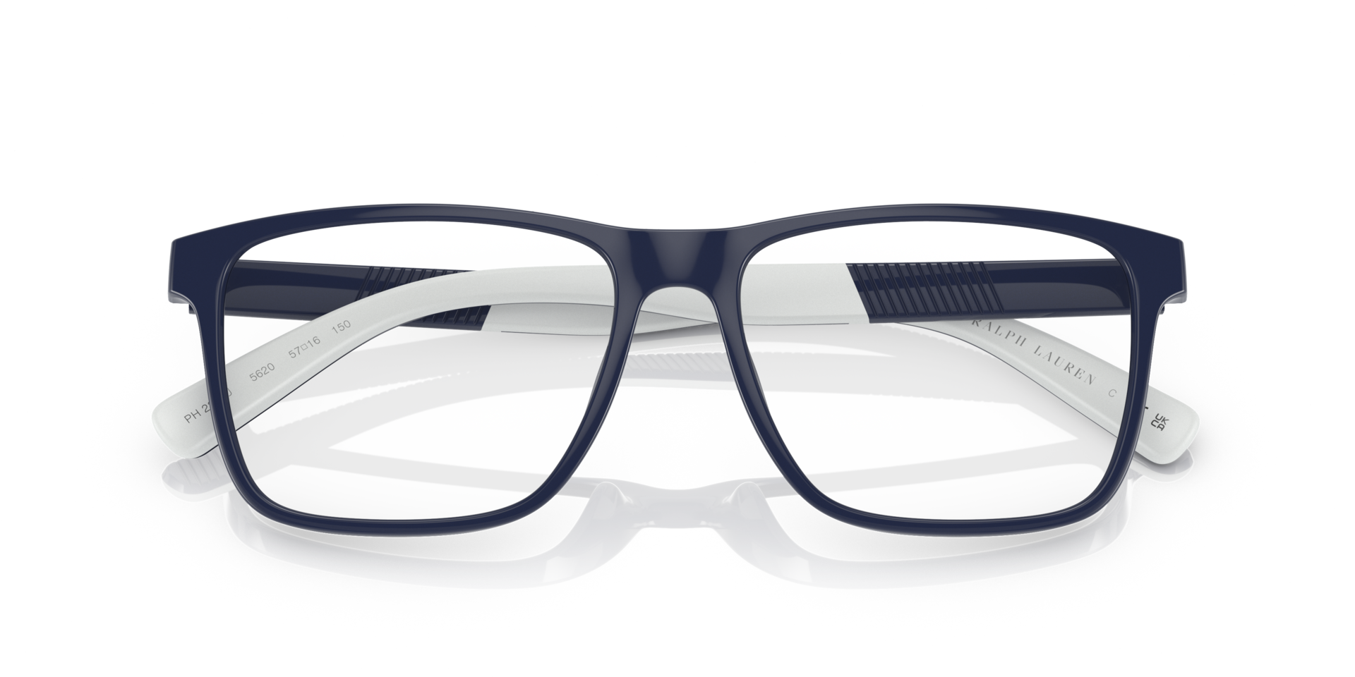 PH2257U Shiny Navy Blue PlasticEyeglass Frames for Glasses Direct, Closed View