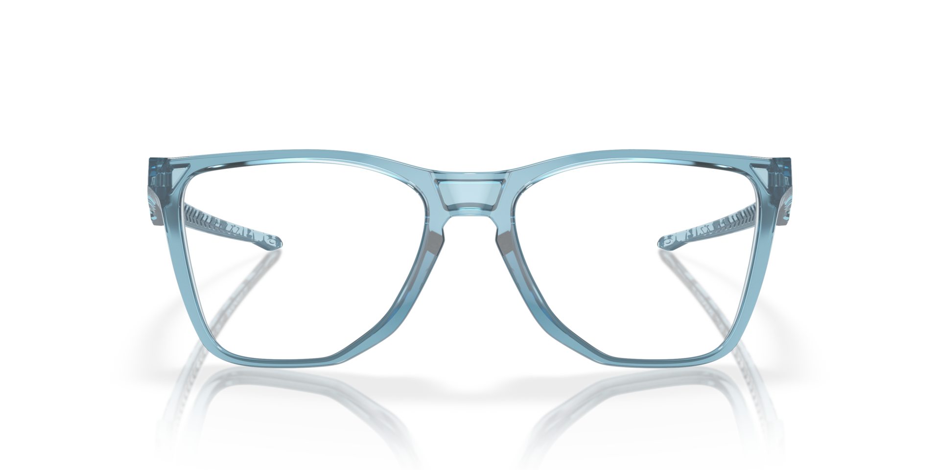 The Cut Polished Trans Stonewash PlasticEyeglass Frames for Glasses Direct, Front View