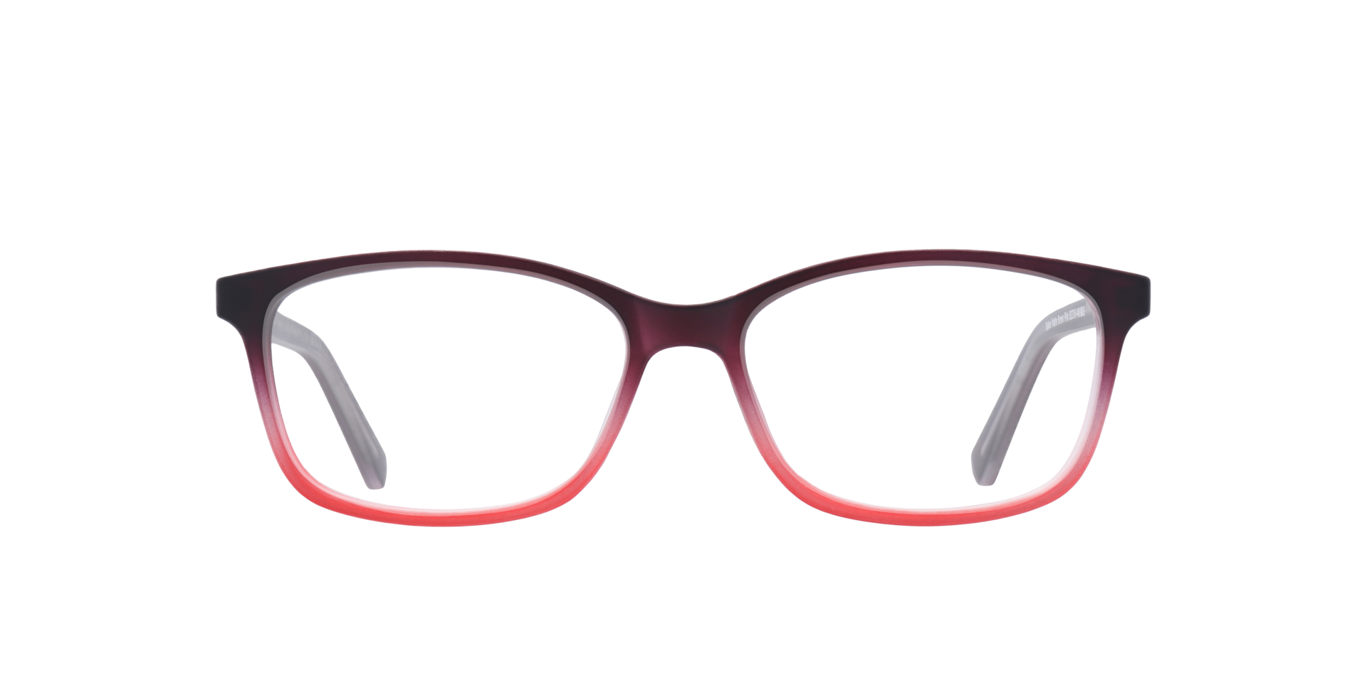 Dakari Matte Brown Pink PlasticEyeglass Frames for Glasses Direct, Front View