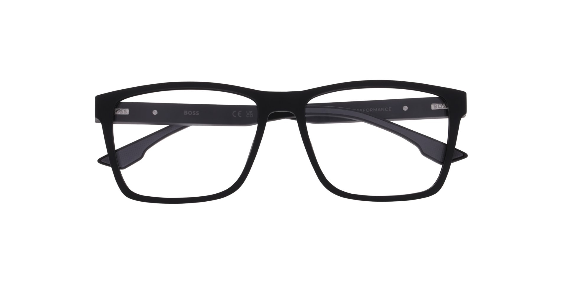 BOSS 1909 Black PlasticEyeglass Frames for Glasses Direct, Closed View