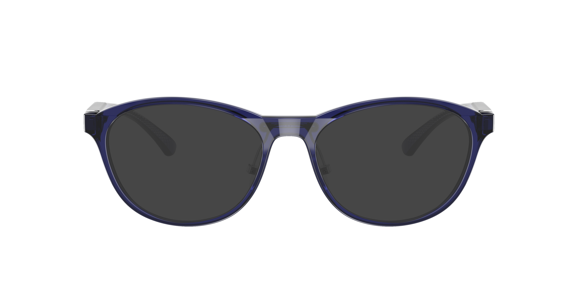 Draw Up Polished Ice Blue PlasticEyeglass Frames for Glasses Direct, with Tinted Lenses