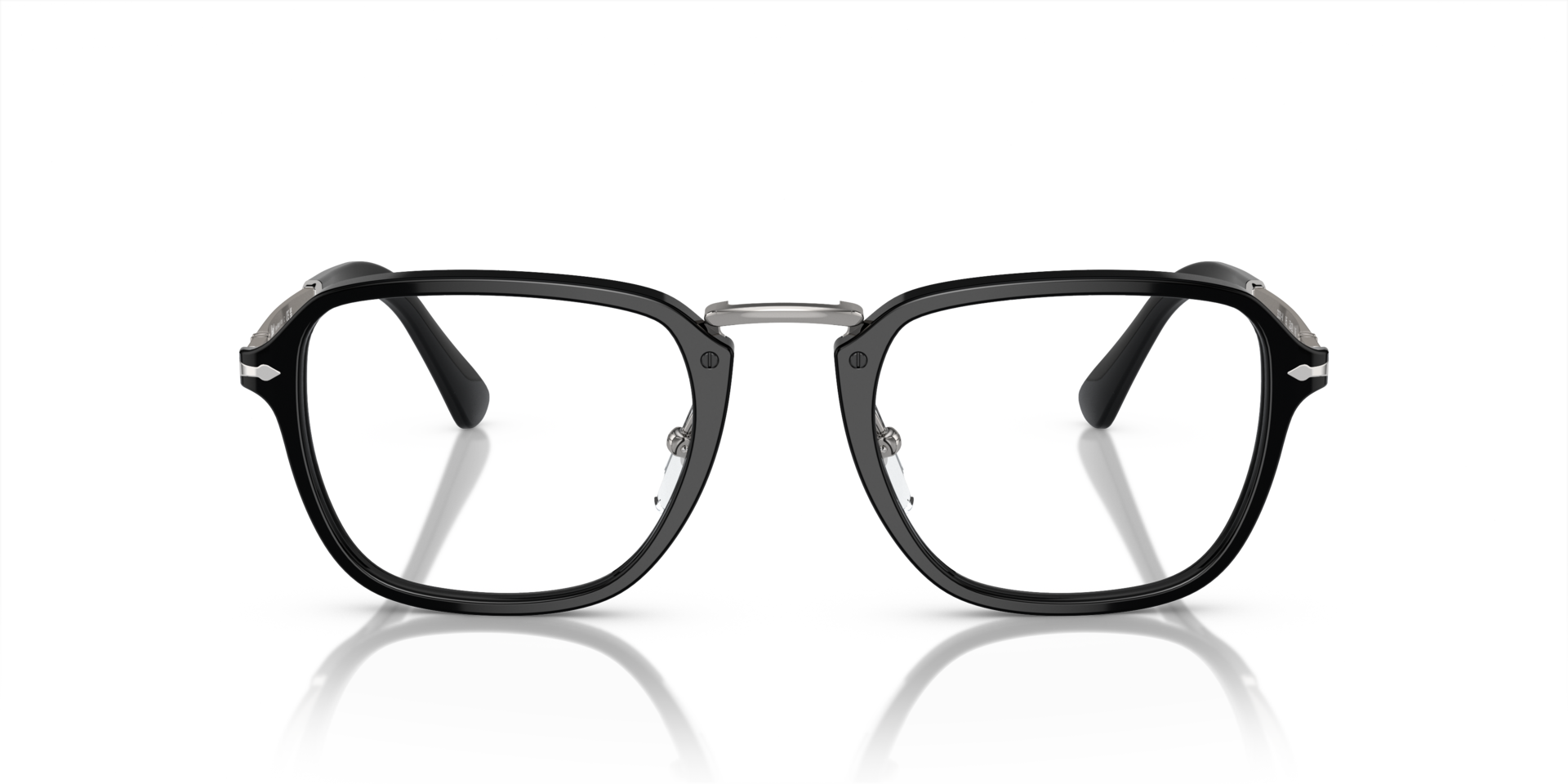 PO3331V Black AcetateEyeglass Frames for Glasses Direct, Front View