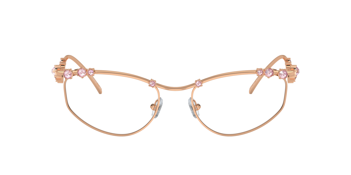 Rose Gold irregular Metal eyeglasses Online - Full Rim - SK1015