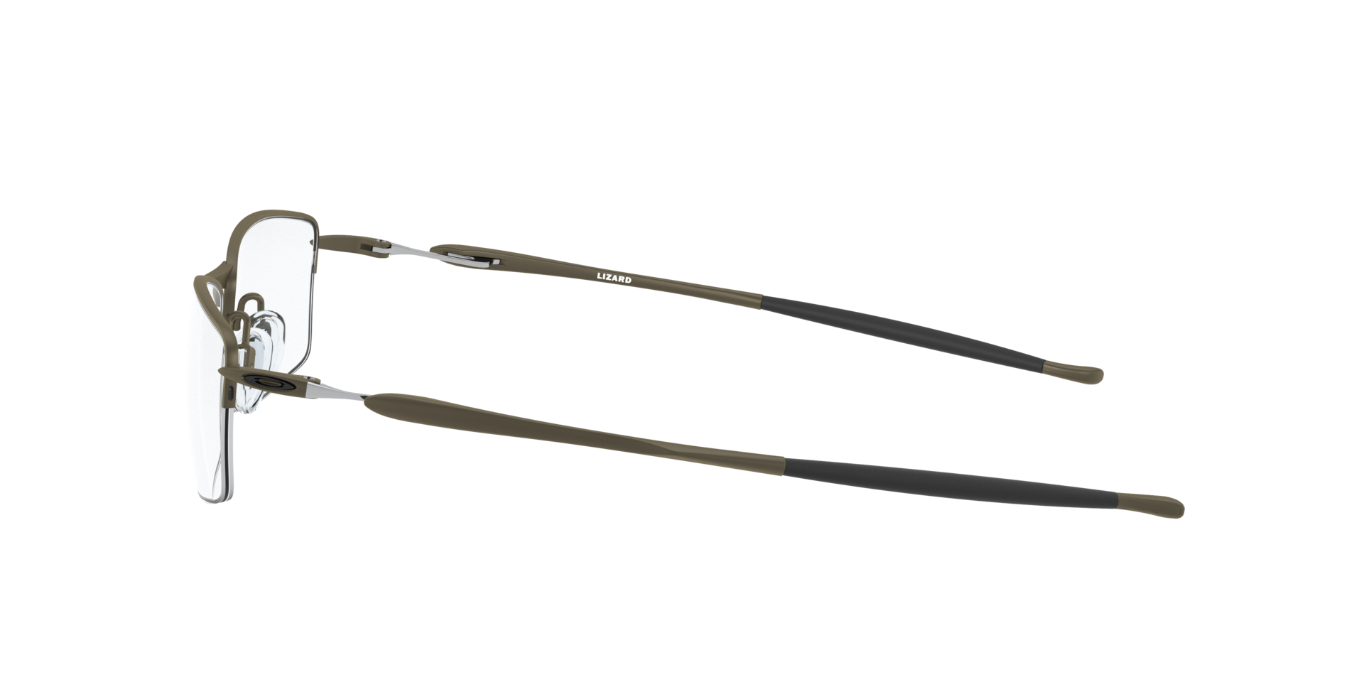 Lizard™ Pewter TitaniumEyeglass Frames for Glasses Direct, Side View