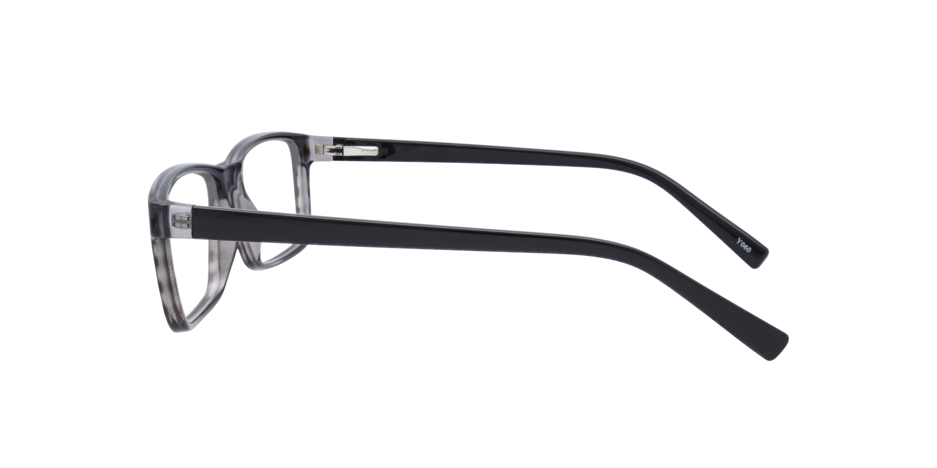 Doran Grey Horn PlasticSunglass Frames for Glasses Direct, Side View