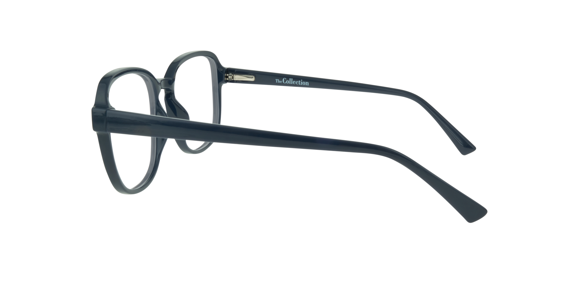 Jada Solid Dark Blue PlasticEyeglass Frames for Glasses Direct, Side View