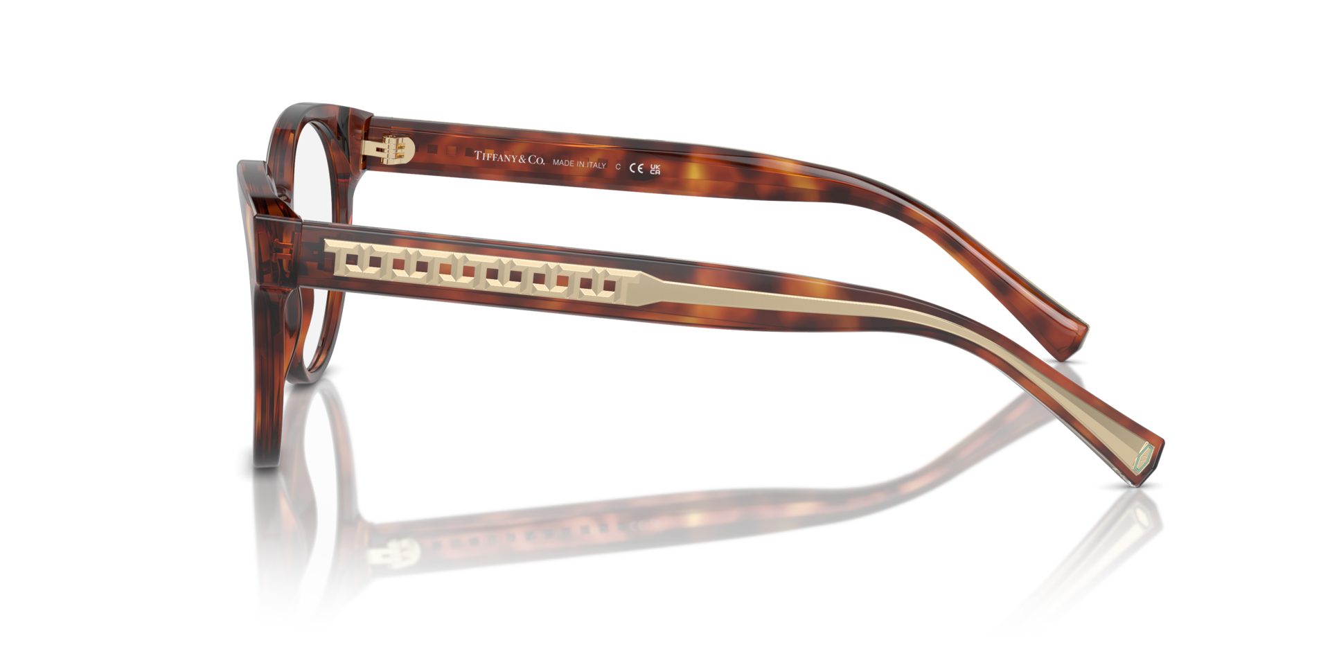 TF2250 Havana AcetateEyeglass Frames for Glasses Direct, Side View