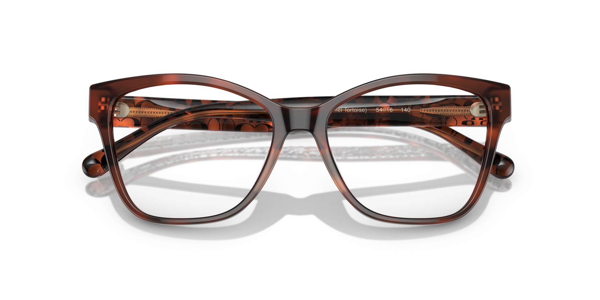 HC6207U Caramel Tortoise AcetateEyeglass Frames for Glasses Direct, Closed View