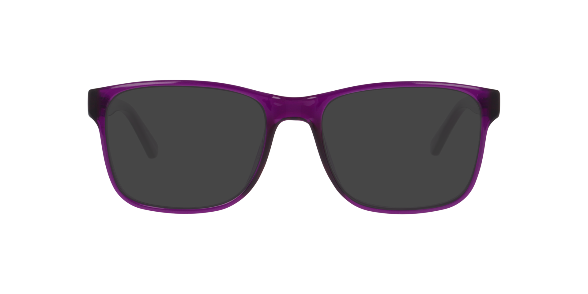 Noah Transparent Purple PlasticEyeglass Frames for Glasses Direct, with Tinted Lenses