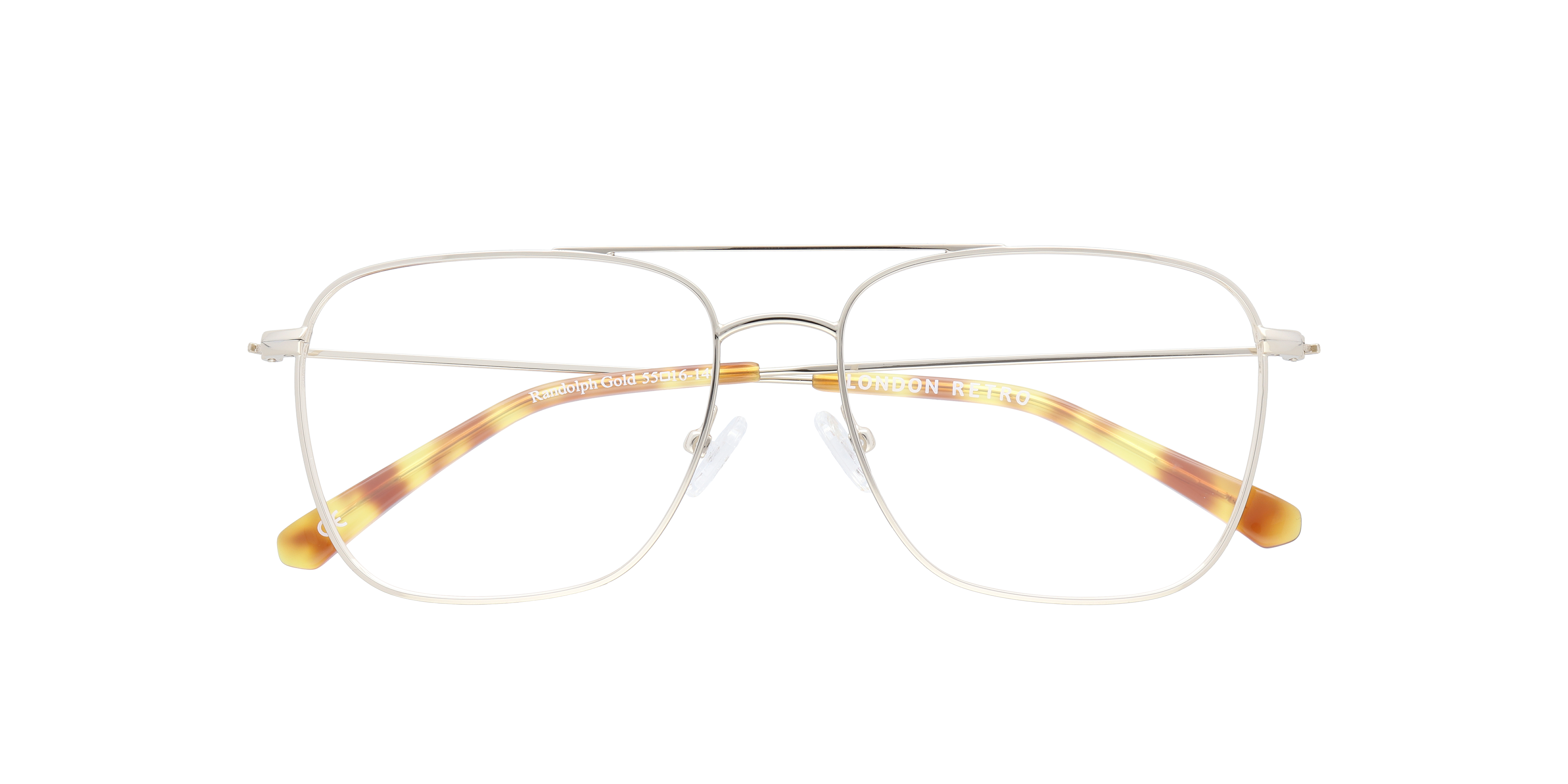 Randolph Gold MetalEyeglass Frames for Glasses Direct, Closed View