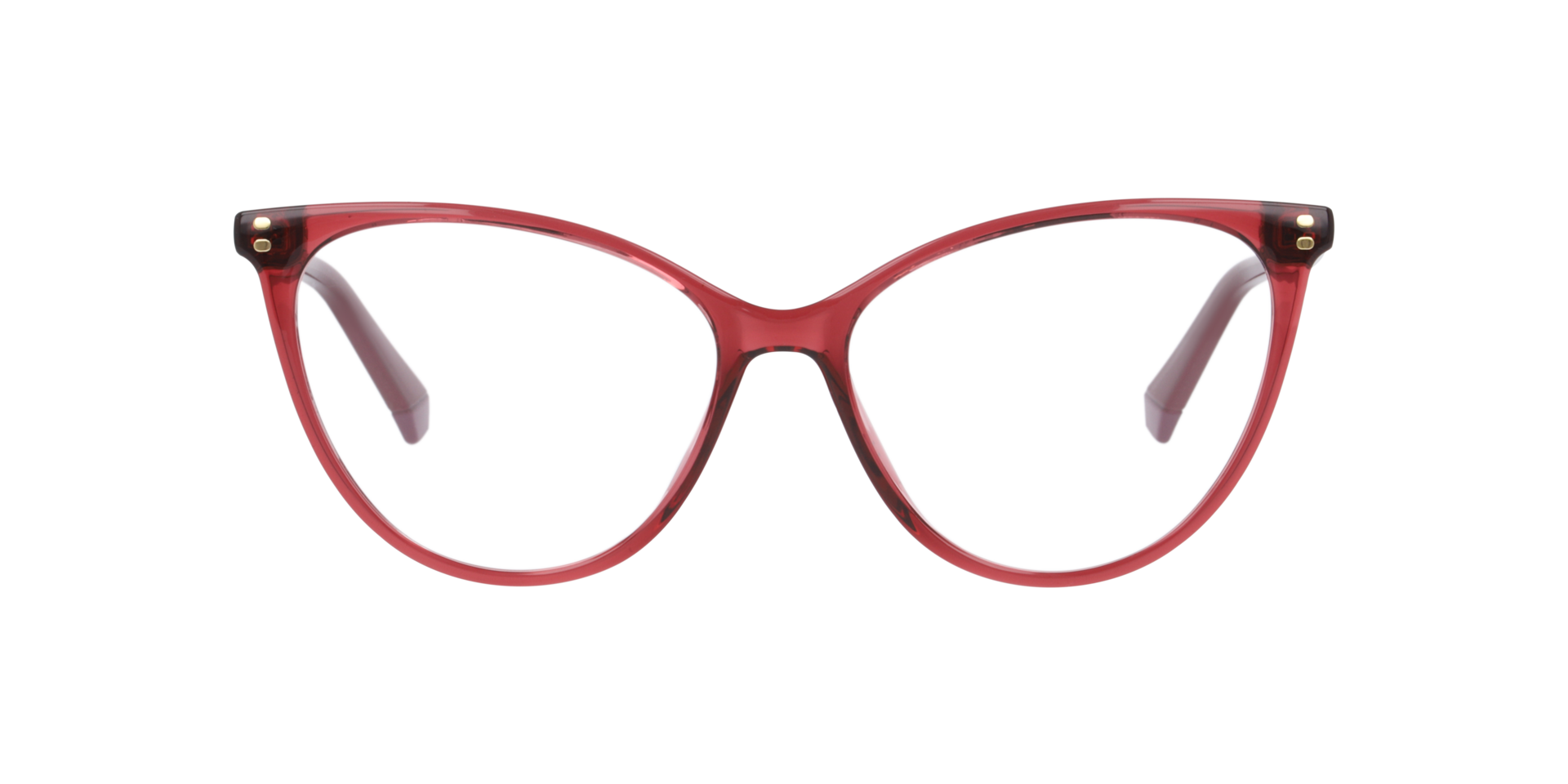 PLD D551 Burgundy PlasticEyeglass Frames for Glasses Direct, Front View
