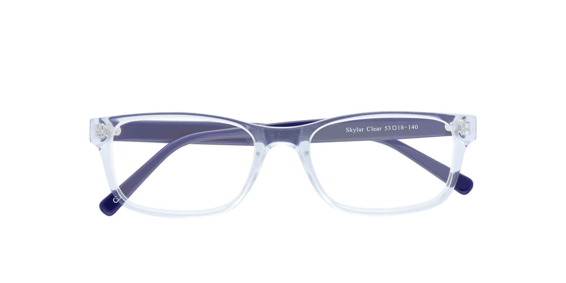 Skylar Clear AcetateEyeglass Frames for Glasses Direct, Closed View