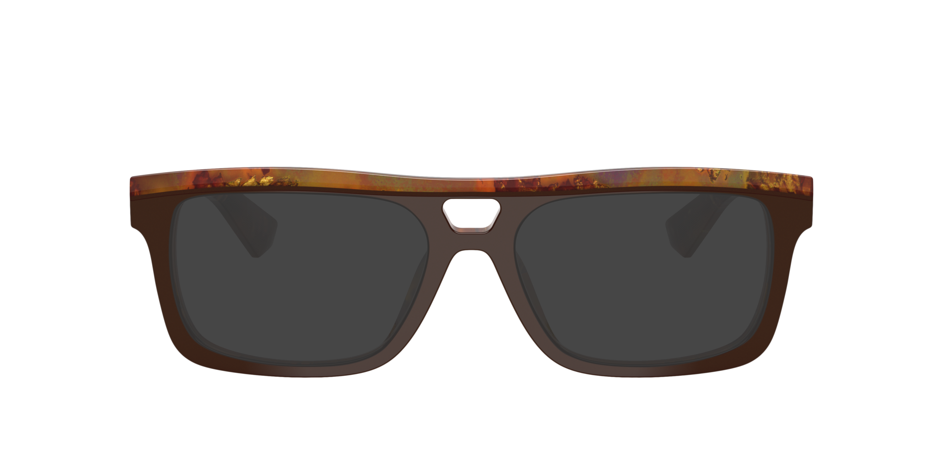 DG3431 Top Brown & Pearl Gold & Brown AcetateEyeglass Frames for Glasses Direct, with Tinted Lenses