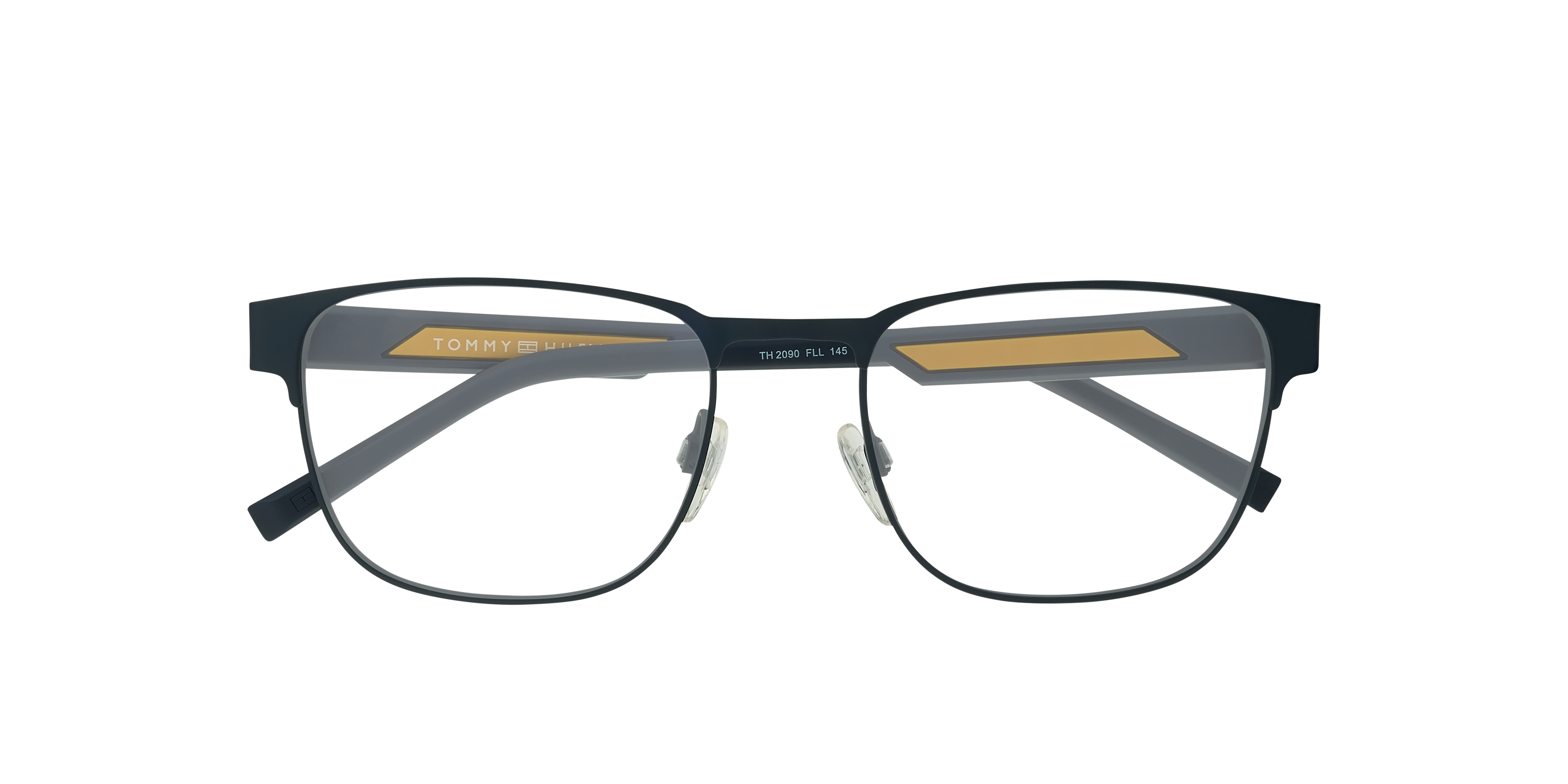 TH 2090 Blue MetalEyeglass Frames for Glasses Direct, Closed View