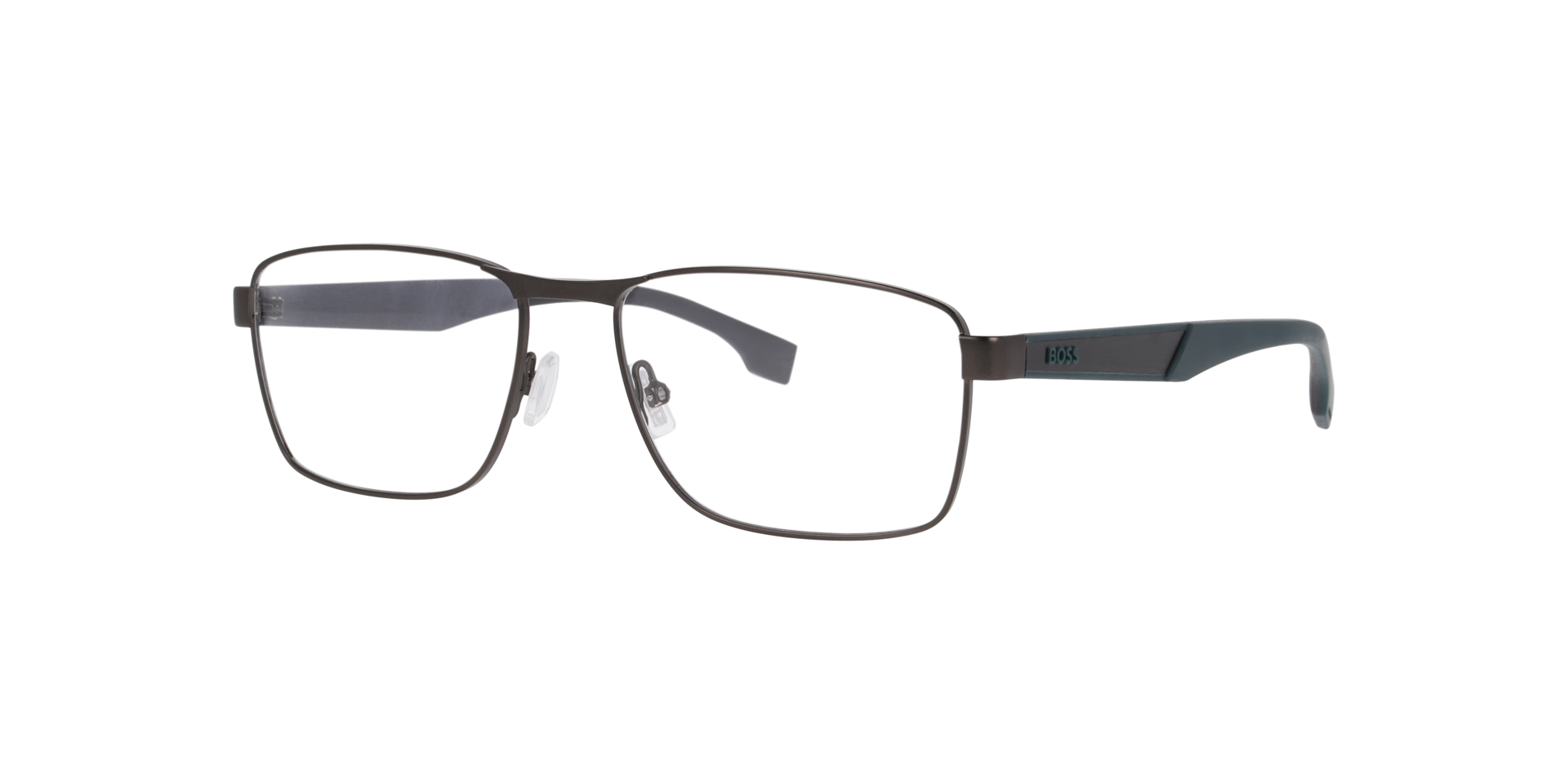 BOSS 1830 Black MetalEyeglass Frames for Glasses Direct, Angle View