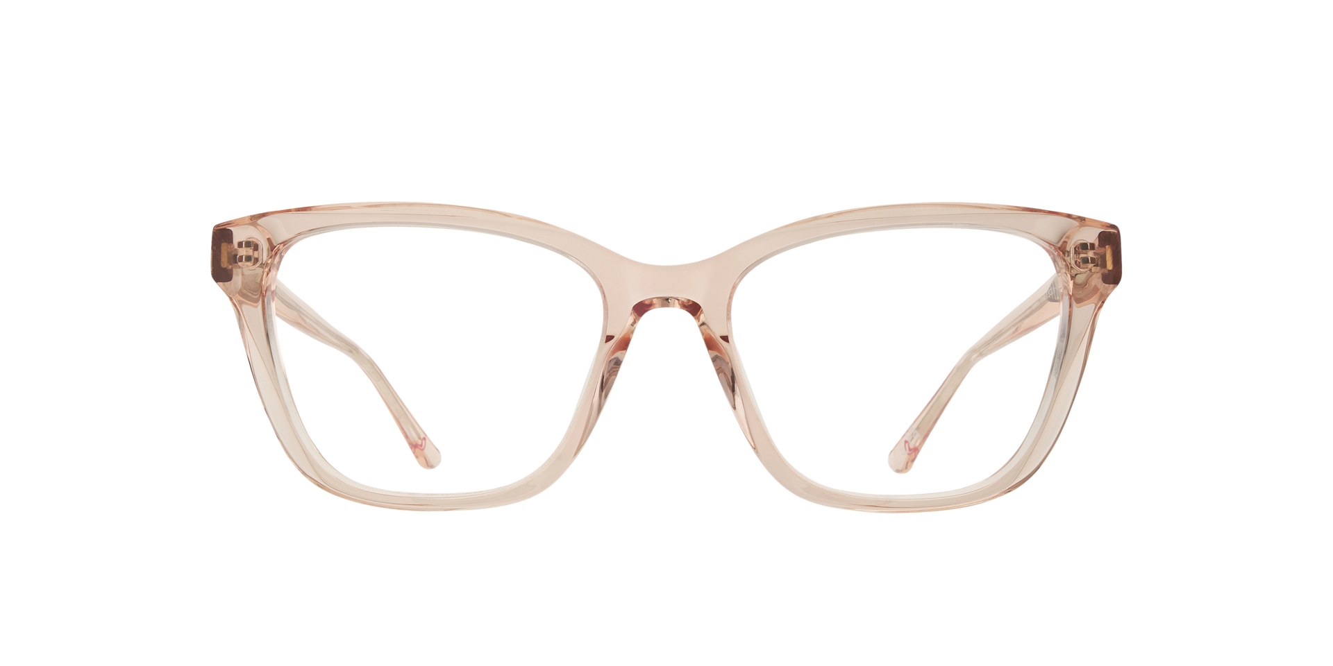 Leilani Pink AcetateEyeglass Frames for Glasses Direct, Front View