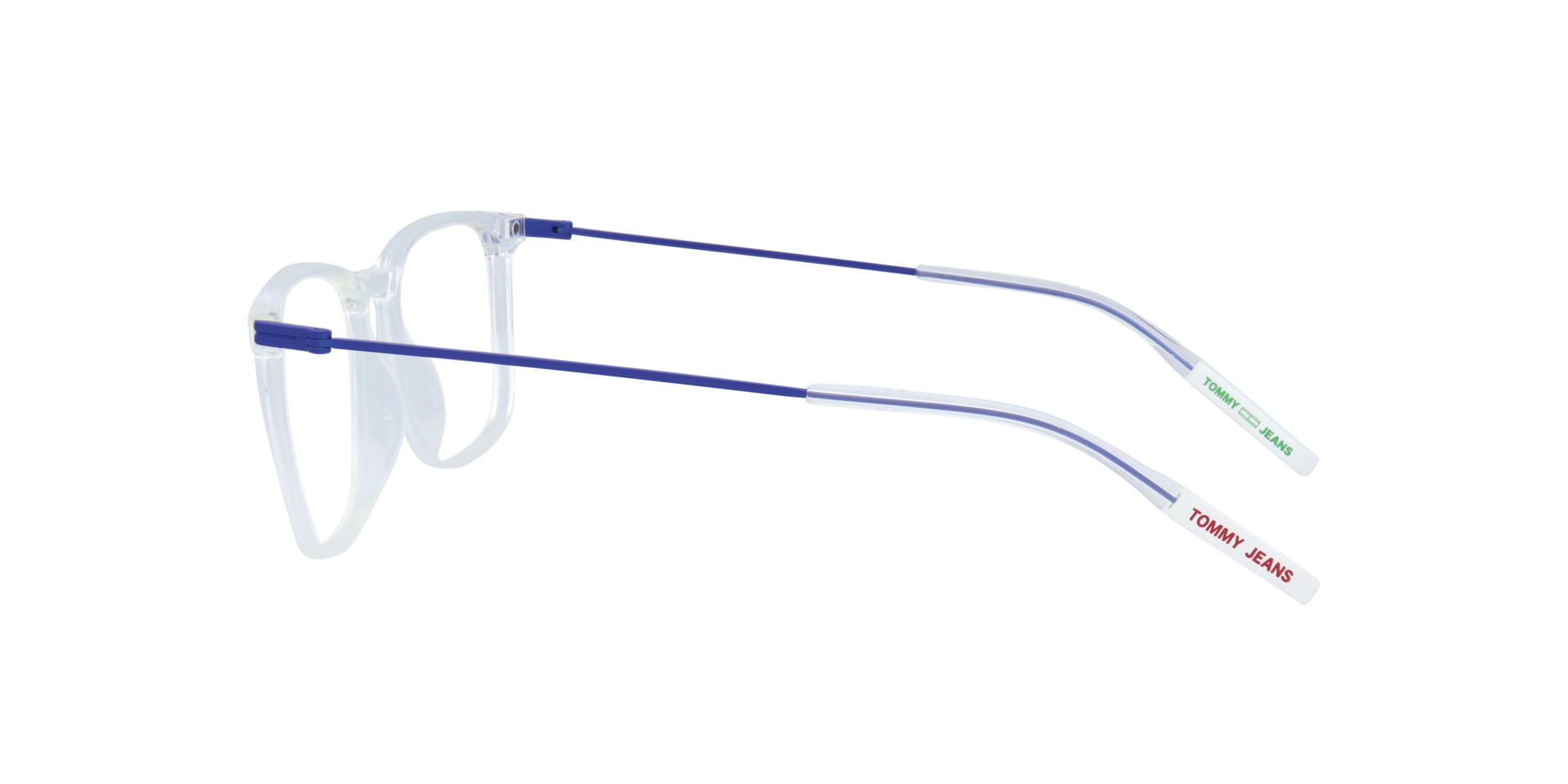 TJ 0061 Clear PlasticEyeglass Frames for Glasses Direct, Side View