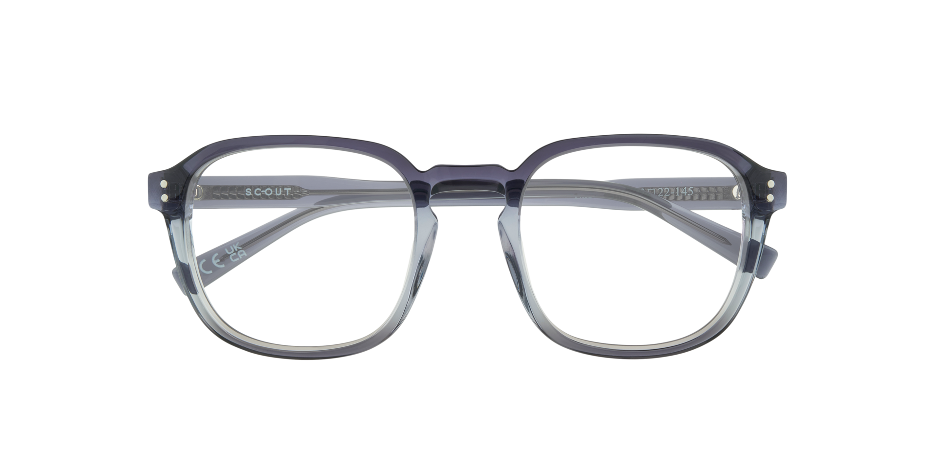 Luca Blue AcetateEyeglass Frames for Glasses Direct, Closed View