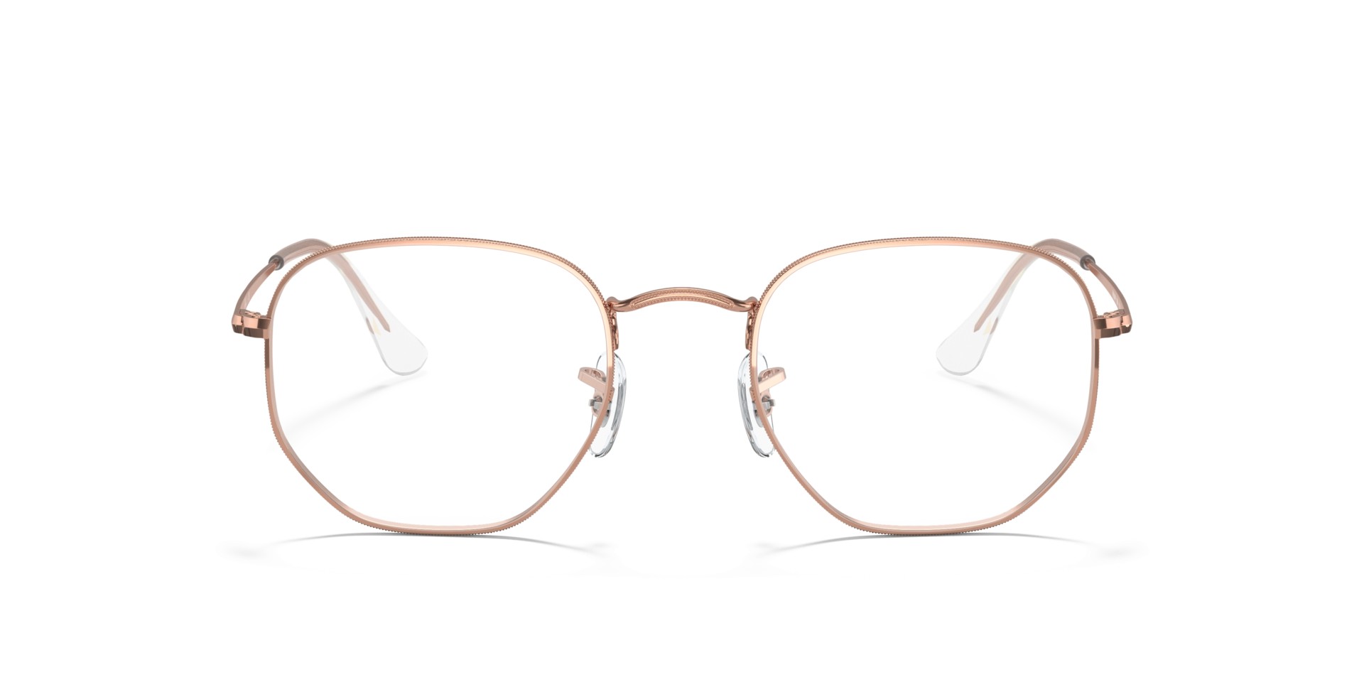 RB6448 Rose Gold MetalEyeglass Frames for Glasses Direct, Front View