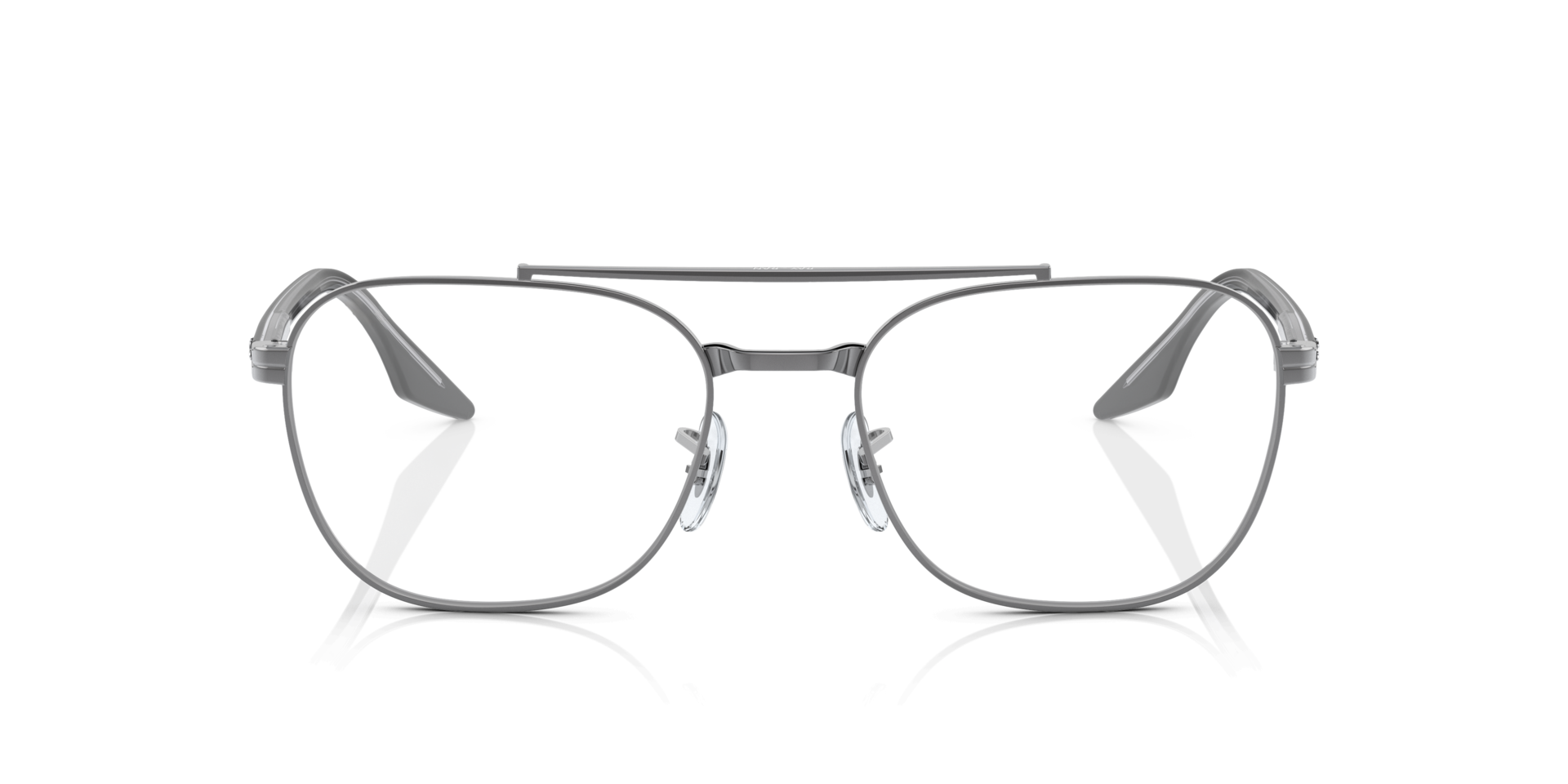 RB6485 Gunmetal MetalEyeglass Frames for Glasses Direct, Front View