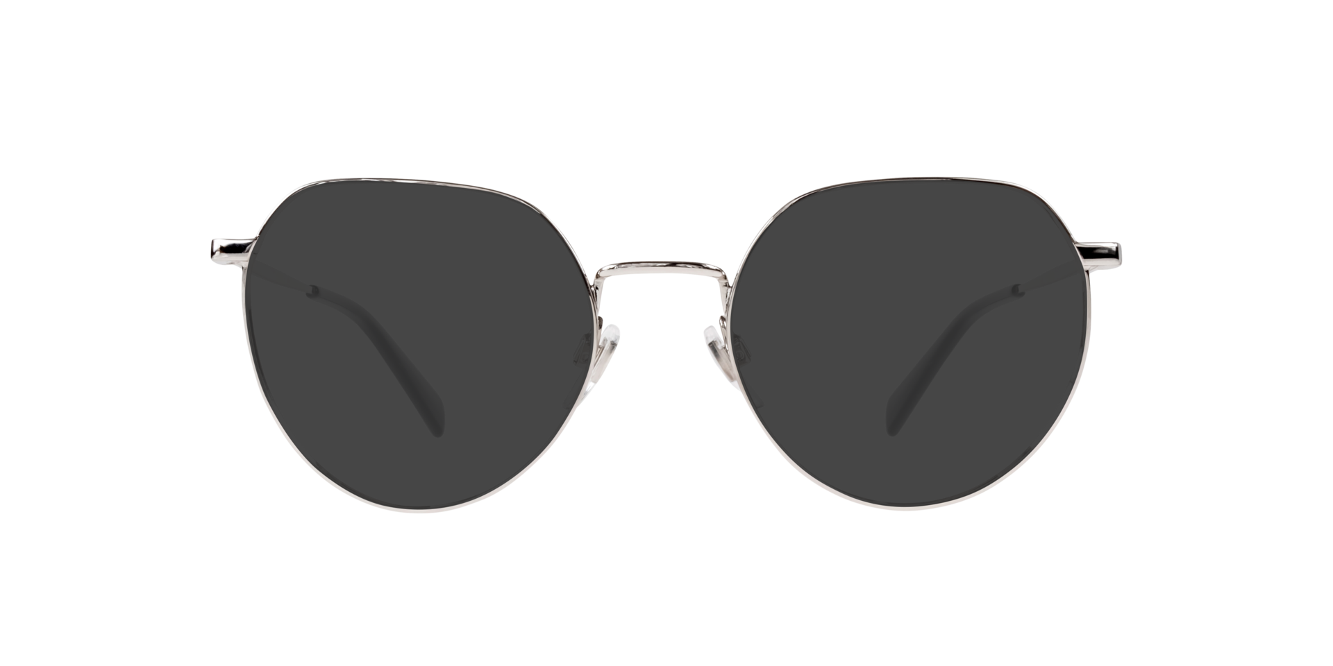 LV 1060 Silver MetalEyeglass Frames for Glasses Direct, with Tinted Lenses